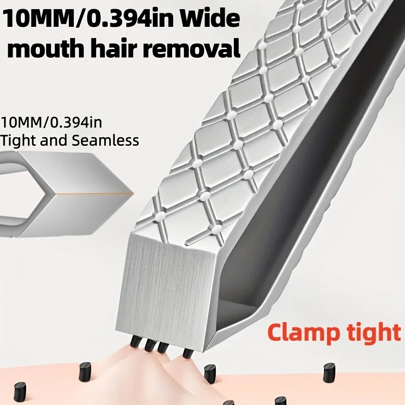 Wide-Opening Precision Hair Removal Tweezer