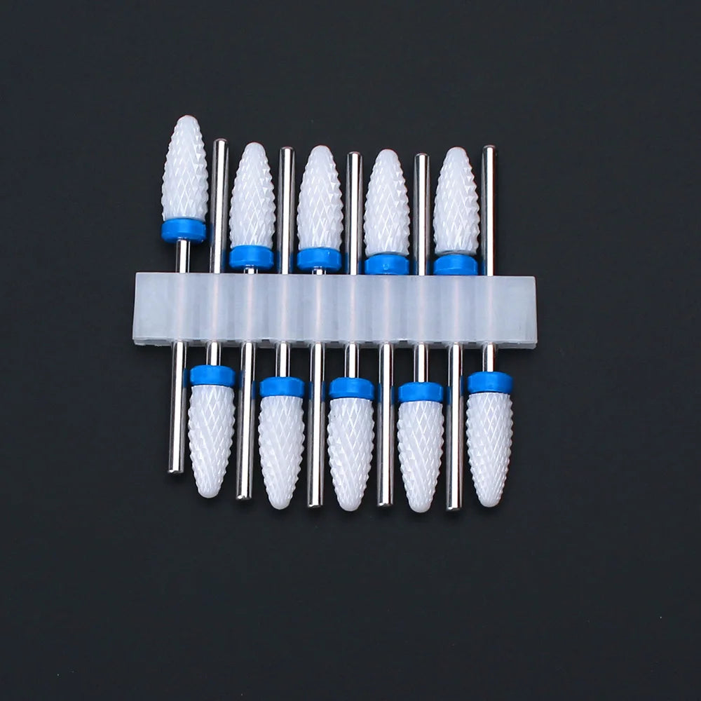 Ceramic Nail Drill Bit Set for Manicure and Pedicure - 11