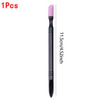 Dual-Ended Quartz Cuticle Pusher and Nail Trimmer
