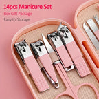 Professional Stainless Steel Manicure and Pedicure Grooming Kit