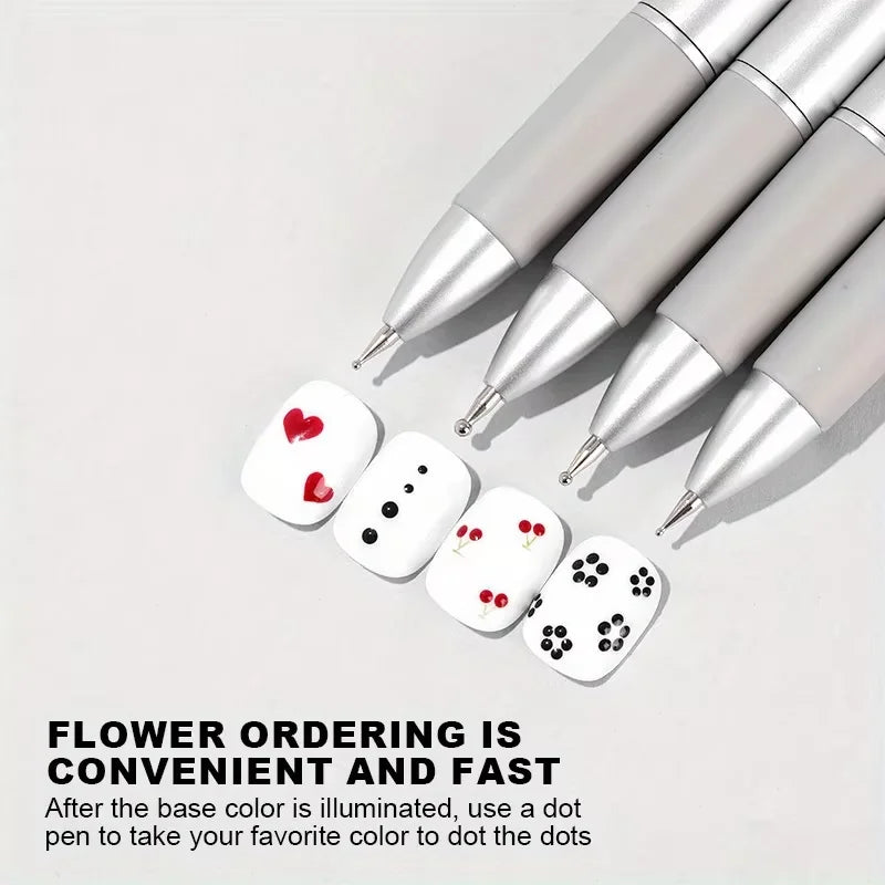 5-in-1 Nail Art Dotting and Manicure Pen