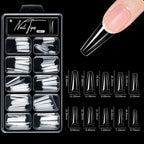 Full Cover Almond Nail Tips for Salon Quality Manicures