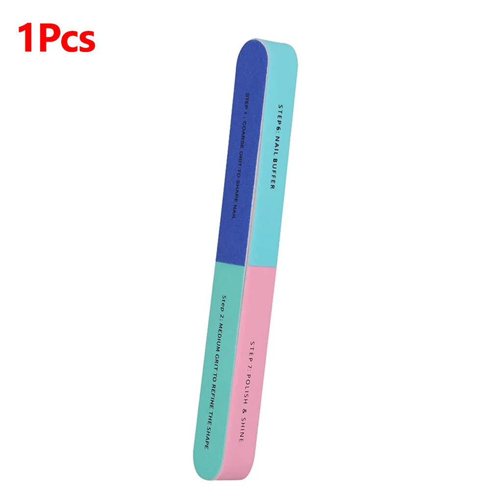 7-Way Professional Nail Buffer and Polishing File