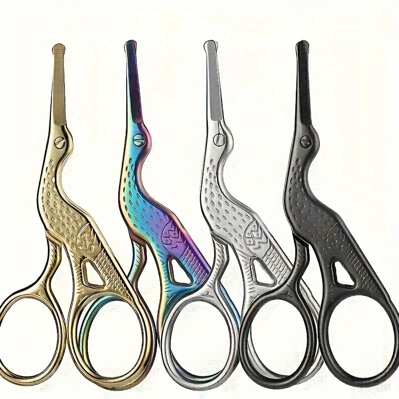 Safety Round-Tip Nose Hair Trimming Scissors