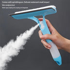 3-in-1 Glass and Window Cleaning Squeegee with Spray Bottle