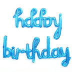 Cursive Happy Birthday Balloon Set
