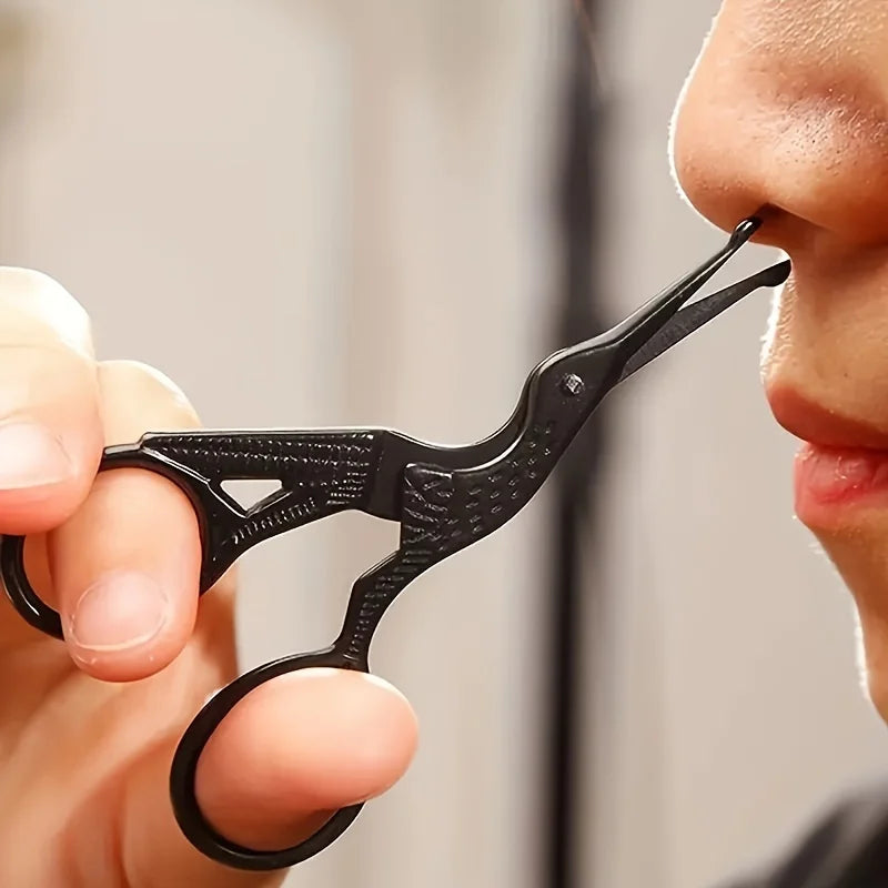Safety Round-Tip Nose Hair Trimming Scissors