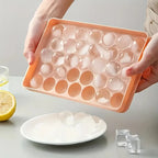 Round Ice Ball Maker Tray for Cocktails