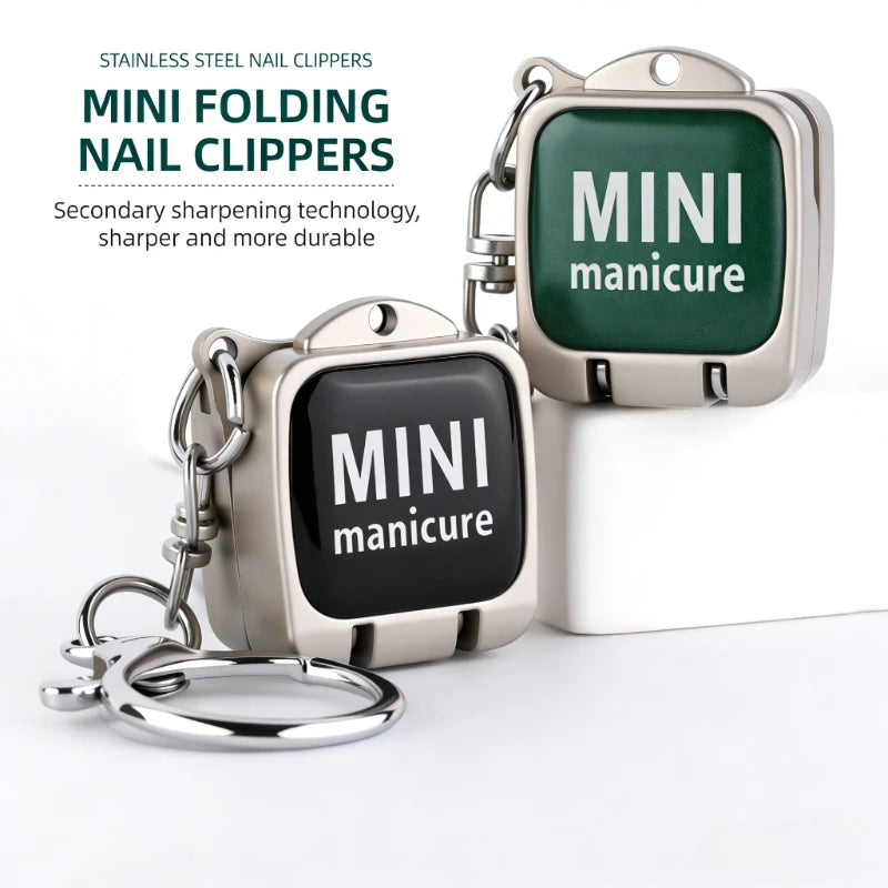 Compact Portable Stainless Steel Nail Clipper - 12