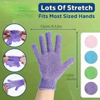 Reversible Exfoliating Shower Bath Gloves