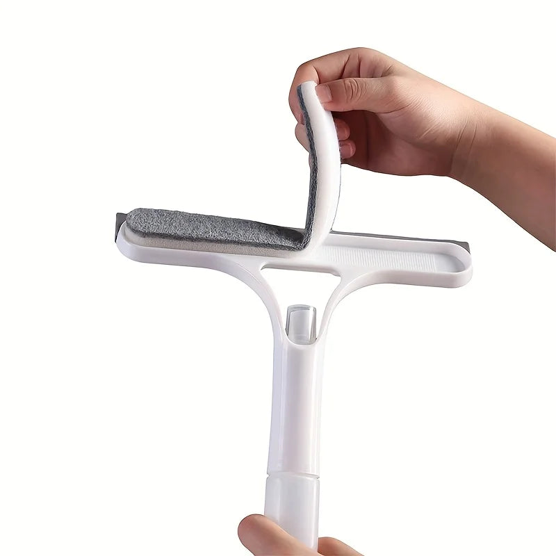 3-in-1 Glass and Window Cleaning Squeegee with Spray Bottle