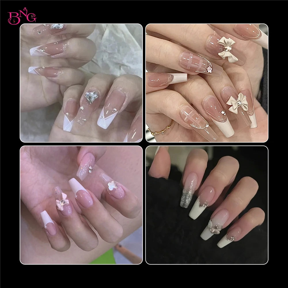 Reusable Silicone French Nail Manicure Forms - 13
