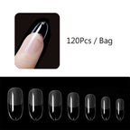 Almond Soft Gel Full Cover Press-On Nails