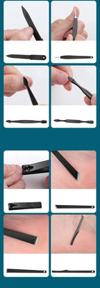 Professional Stainless Steel Manicure and Grooming Kit