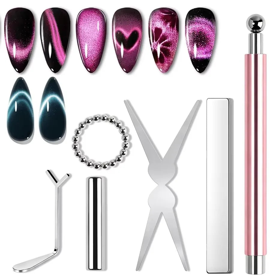 Professional Cat Eye Magnetic Nail Art Tool Set - 1