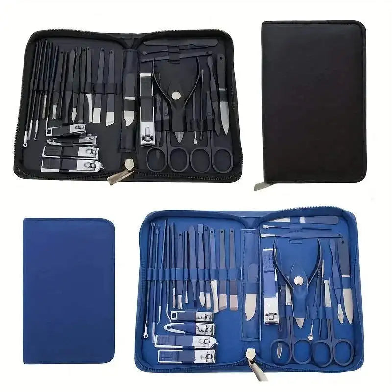 Professional Stainless Steel Manicure and Pedicure Grooming Kit