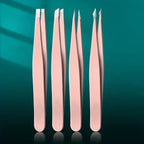 Professional Precision Eyebrow Tweezer Set