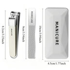 Professional Stainless Steel Nail Clipper and File Set