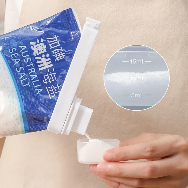 Airtight Food Bag Sealing Clip with Pouring Spout - 11