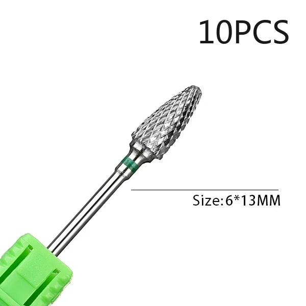 Professional Tungsten Carbide Nail Drill Bit Set