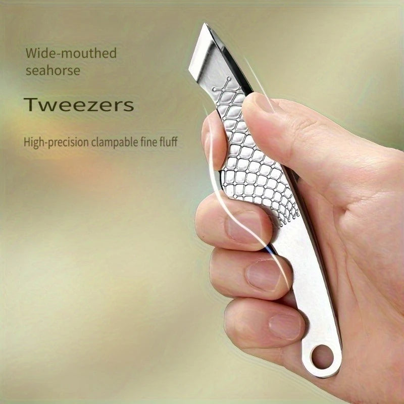 Wide-Mouth Precision Hair Plucking Tweezer - 6