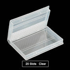 Clear Nail Drill Bit Storage Case