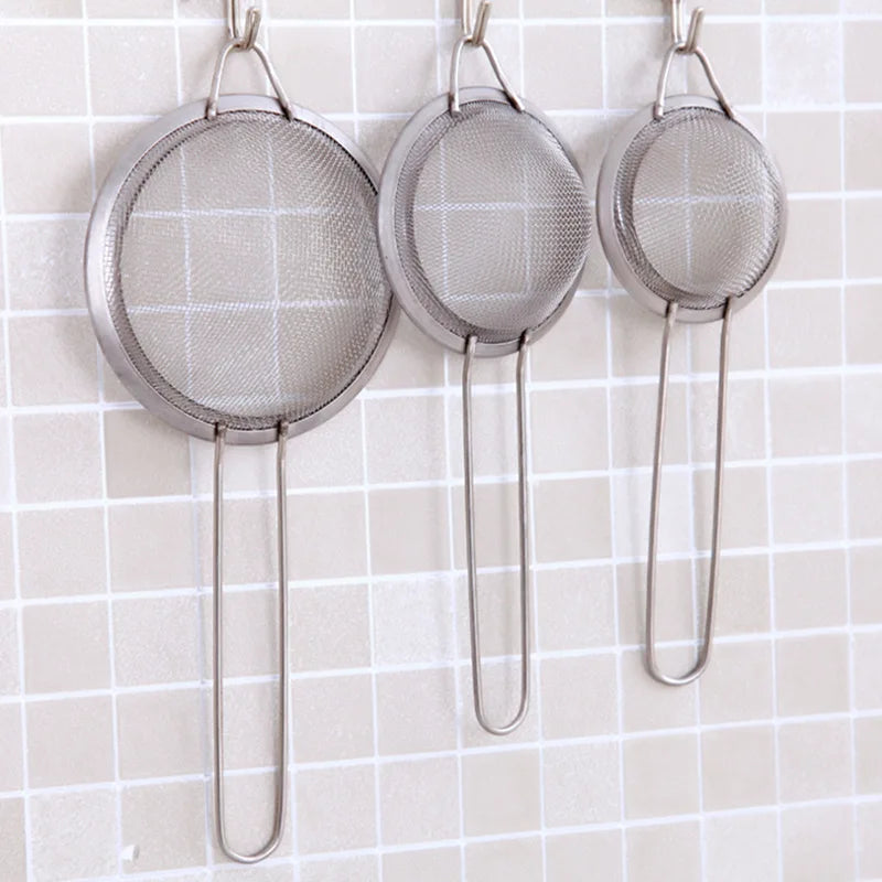 Stainless Steel Fine Mesh Kitchen Strainer Set