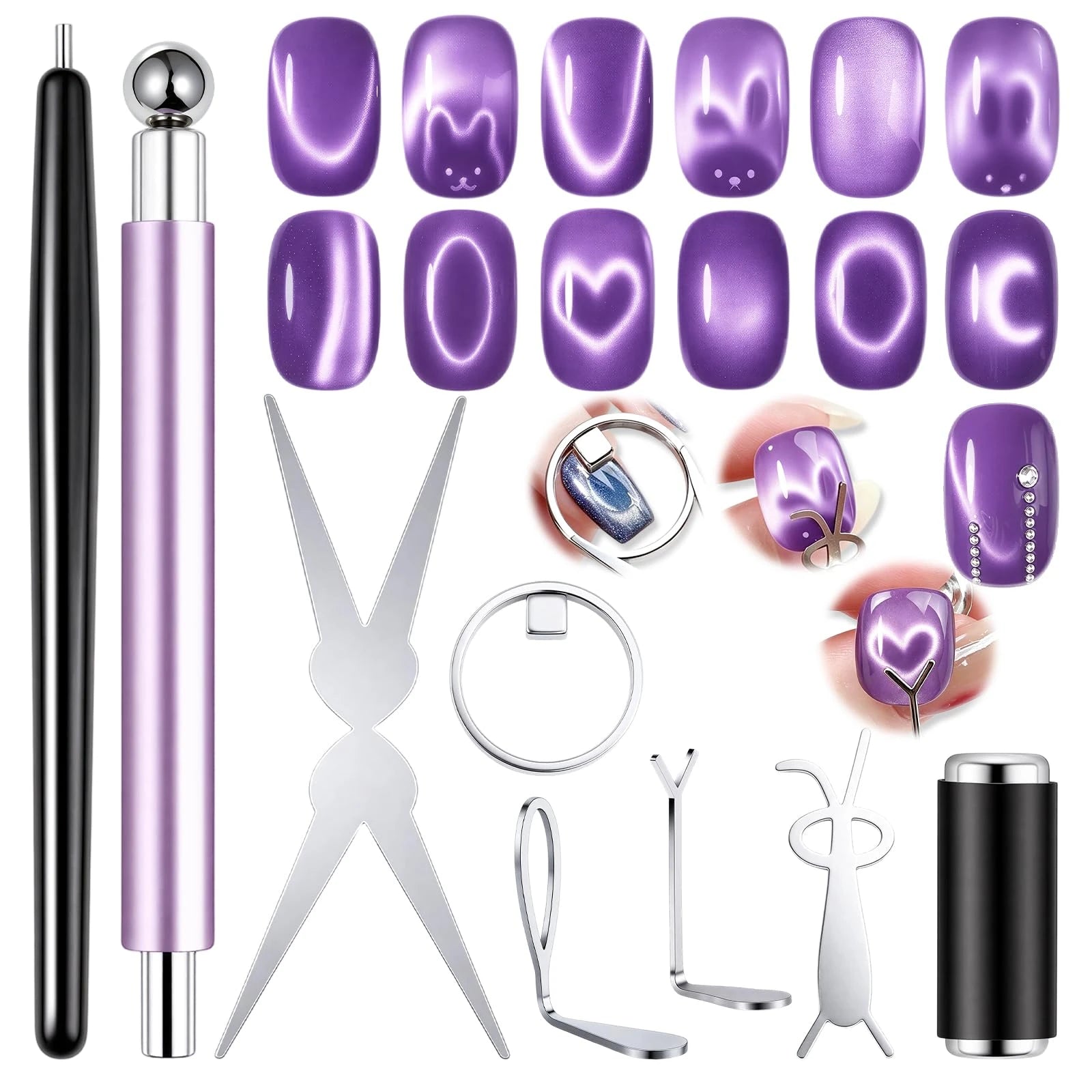 Cat Eye Nail Art Magnetic Tool Set