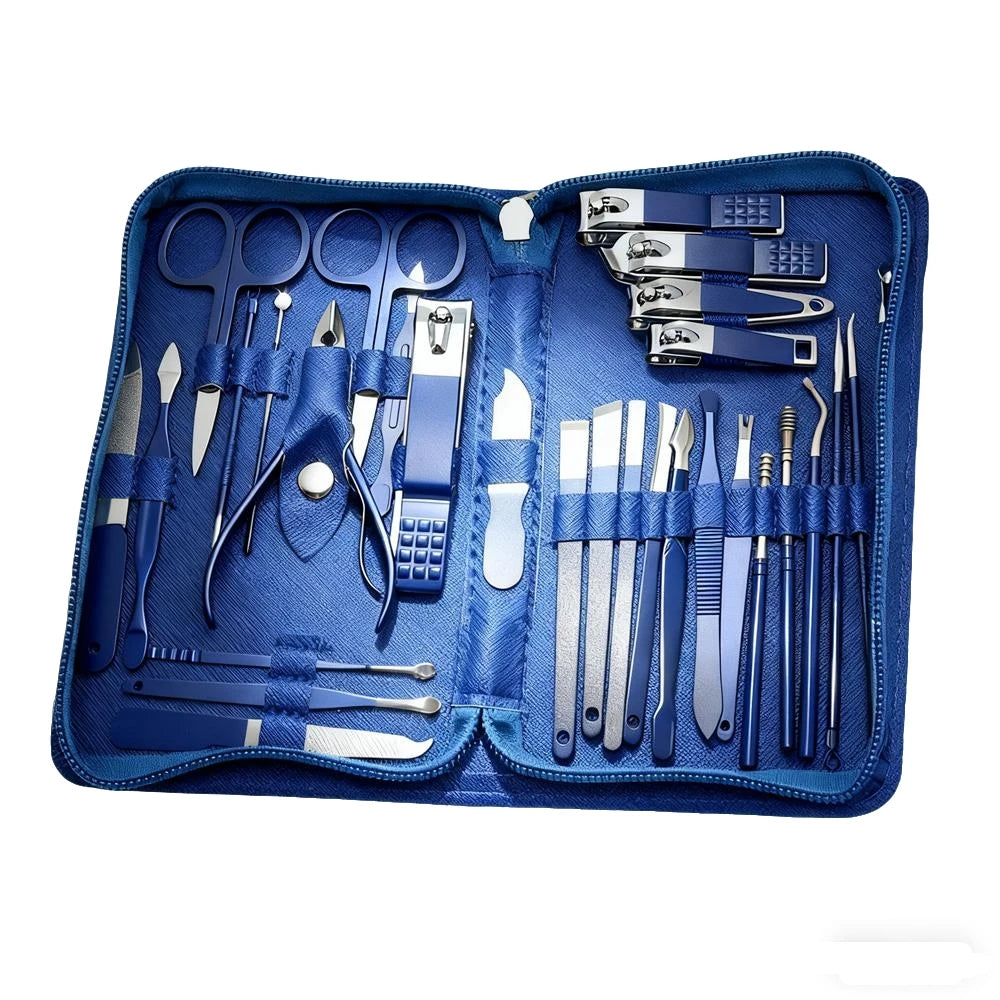 Professional Gradient Stainless Steel Manicure Grooming Kit