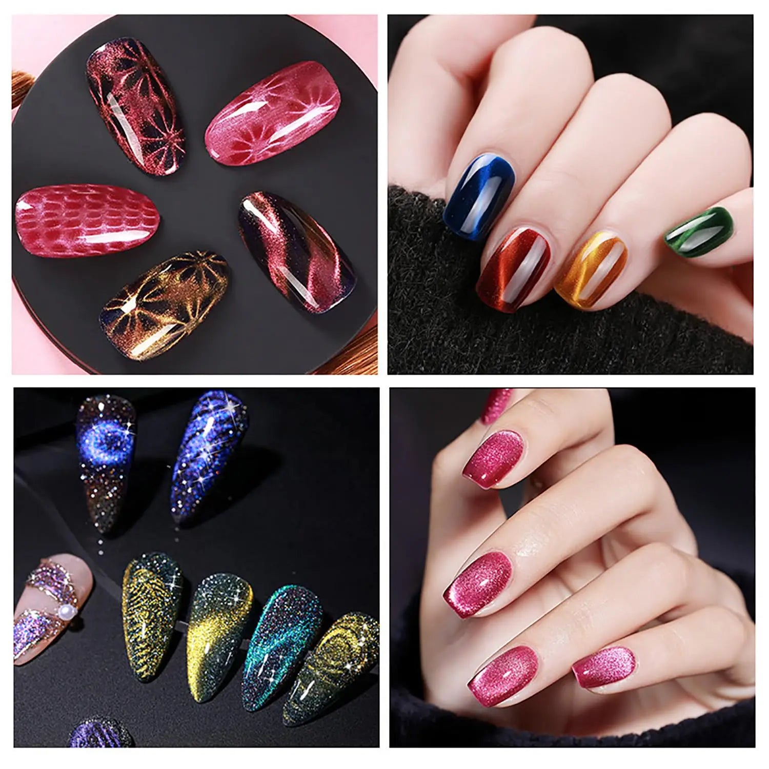 Magnetic Tool Set for 3D Cat Eye Nail Art