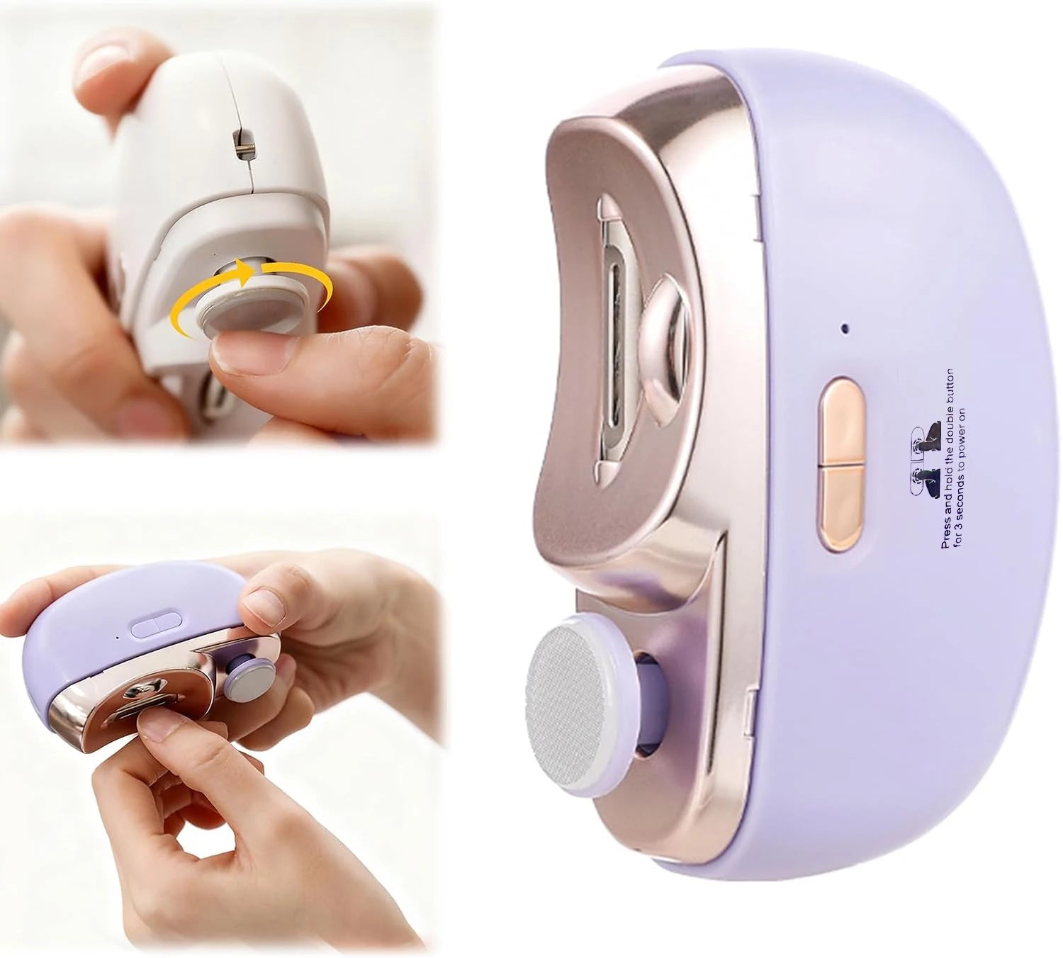 Electric Automatic Nail Trimmer and Polisher