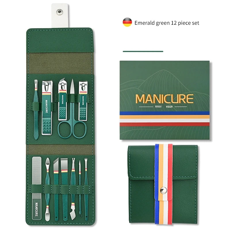 Professional Stainless Steel Manicure Grooming Set