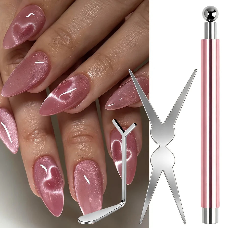 Professional Cat Eye Nail Art Magnet Set - 20