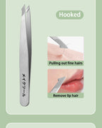 Professional Stainless Steel Eyebrow Tweezer Grooming Set