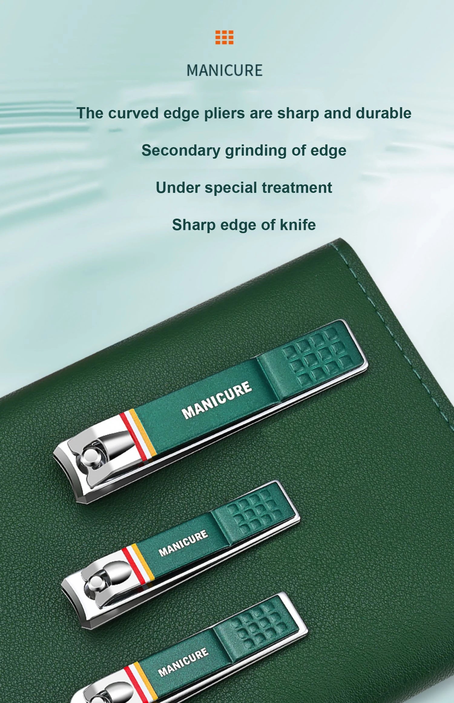 Professional Stainless Steel Manicure Grooming Set