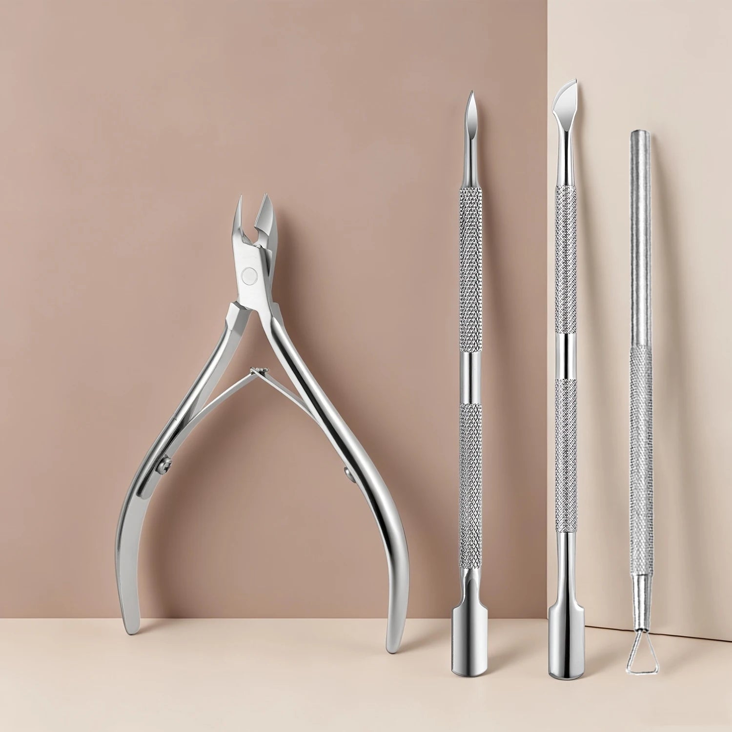 Professional Stainless Steel Cuticle Trimmer and Manicure Set - 13