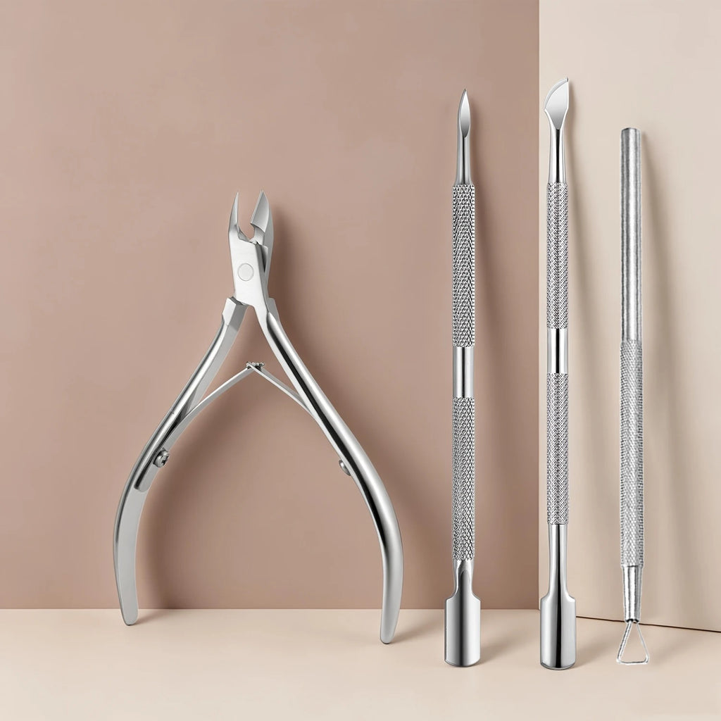 Professional Stainless Steel Cuticle Trimmer and Manicure Set
