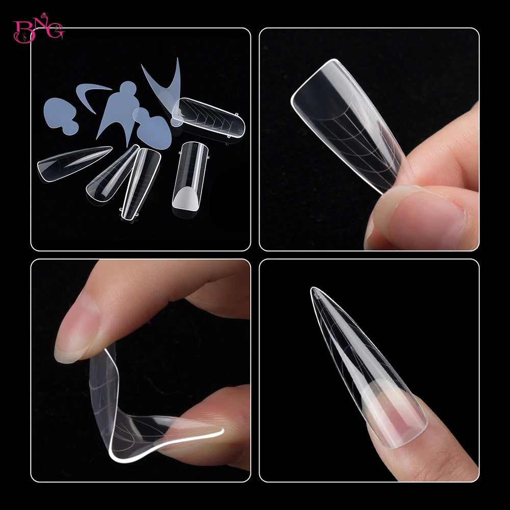Dual Form Nail Extension Molds for Perfect Manicures