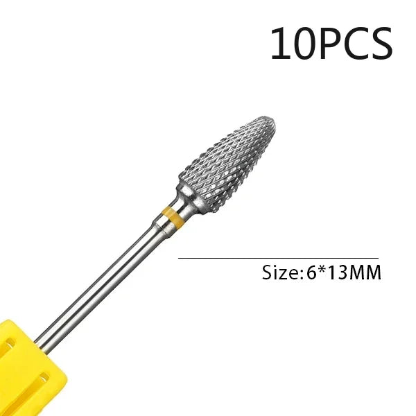Professional Tungsten Carbide Nail Drill Bit Set