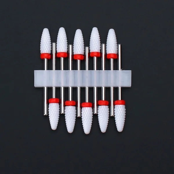Ceramic Nail Drill Bit Set for Manicure and Pedicure