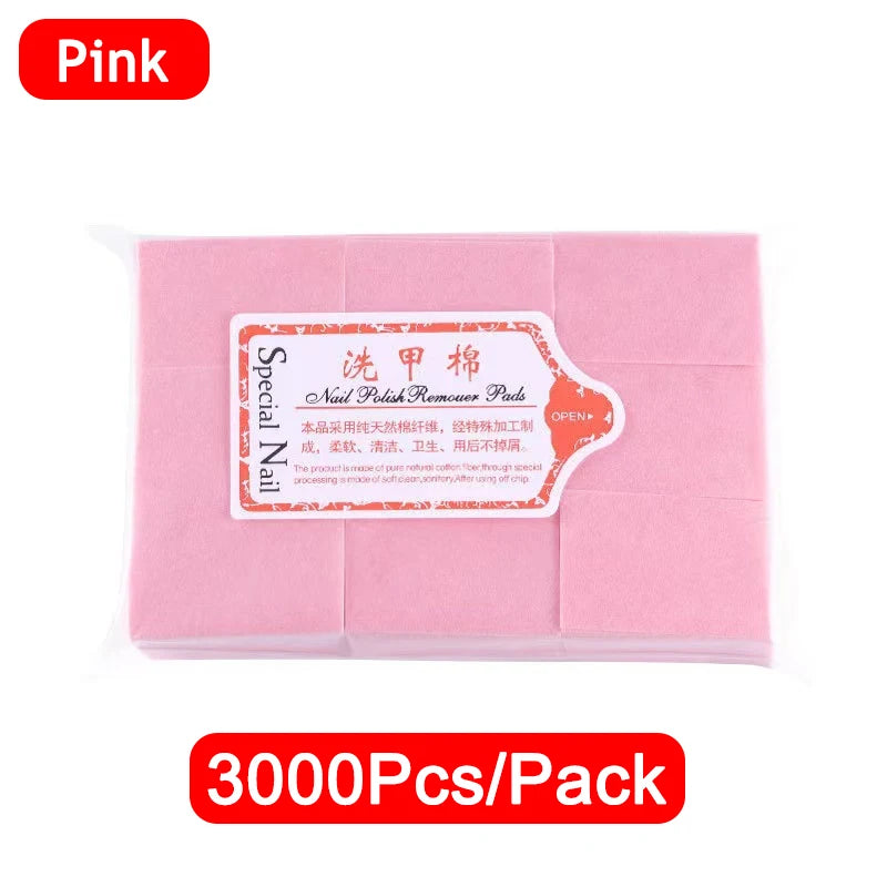 Lint-Free Nail Polish Remover Pads