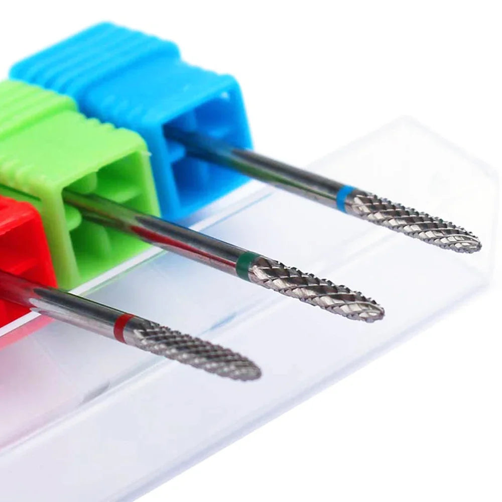 Professional Tungsten Carbide Nail Drill Bit Set - 2