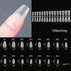 Matte Soft Gel Full Cover Almond Nail Tips