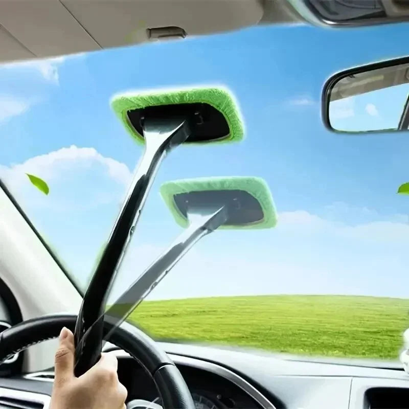 Extendable Windshield Cleaning Tool for Clear Car Visibility - 3