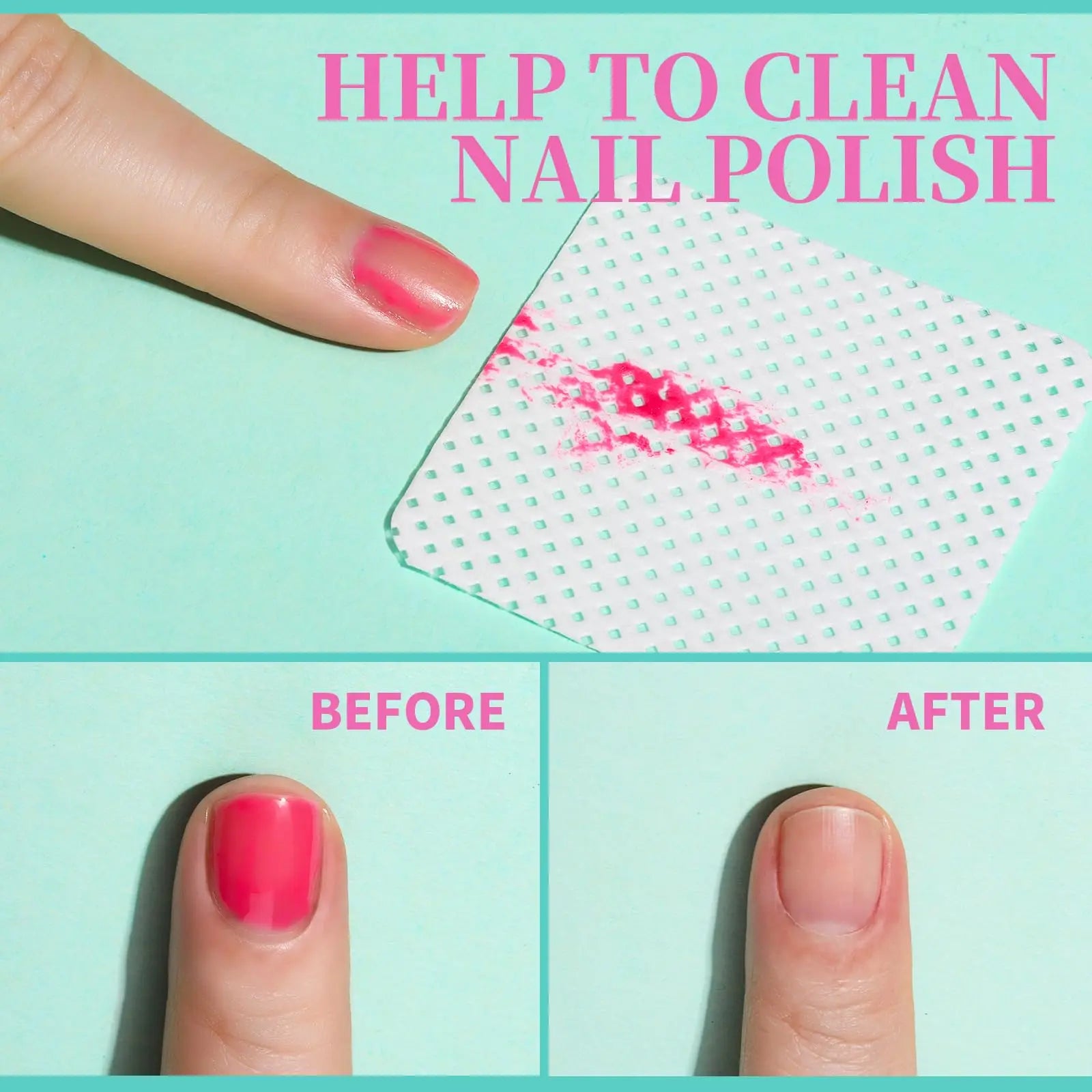 Lint-Free Manicure and Nail Polish Remover Wipes - 18