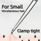 Precision Stainless Steel Slant-Tip Eyebrow Tweezers