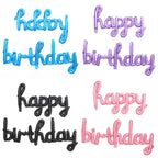 Cursive Happy Birthday Balloon Set