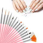 Professional Nail Art Brush Set for Manicure Design