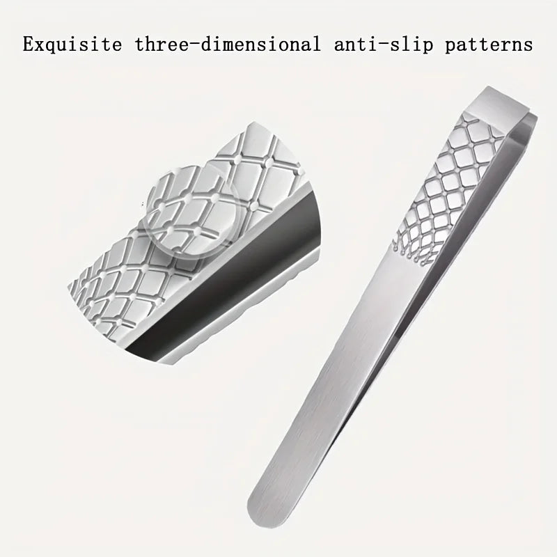 Professional Precision Flat Nose Hair Removal Tweezers