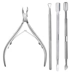 Professional Stainless Steel Cuticle Trimmer and Manicure Set
